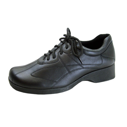 24 HOUR COMFORT Lisa Wide Width Leather Lace-Up Shoes