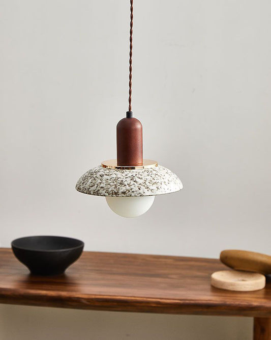 Ceramic Cup Lid Pendant Light