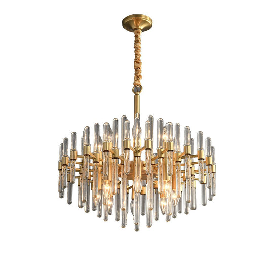 Glass Tube Chandelier