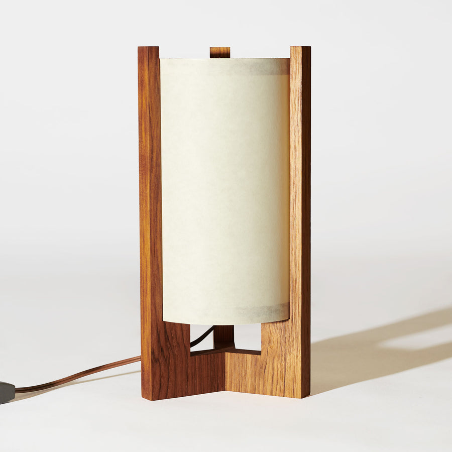 teak table lamp