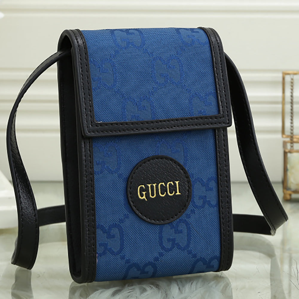 GG Embroidered Letters Small Flap Shoulder Bag Crossbody Bag