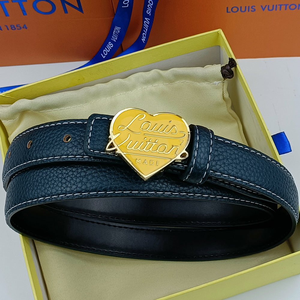 LV Louis Vuitton Letter Button Women's Temperament Belt