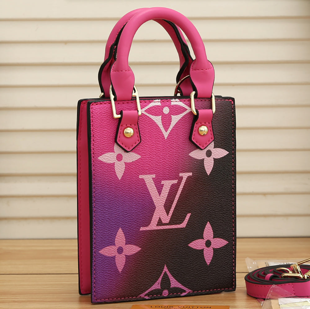 LV Louis Vuitton Tie Dye Letter Logo Ladies Small Handbag Should