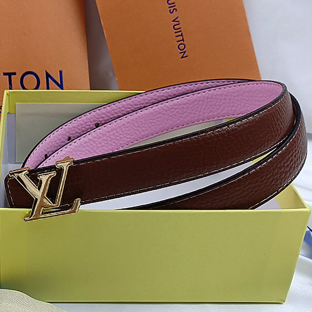 LV Louis Vuitton letter buckle small temperament belt