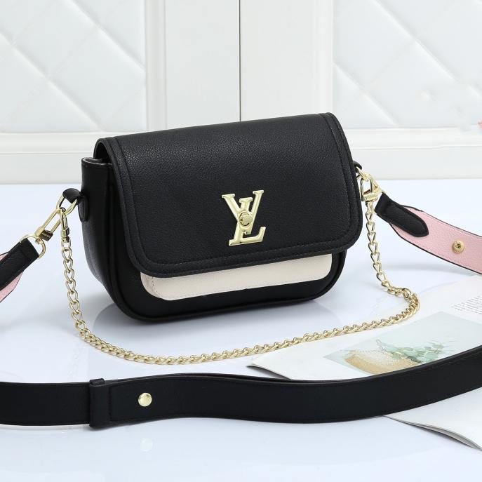 LV louis vuitton ladies fashion one-shoulder messenger bag chain