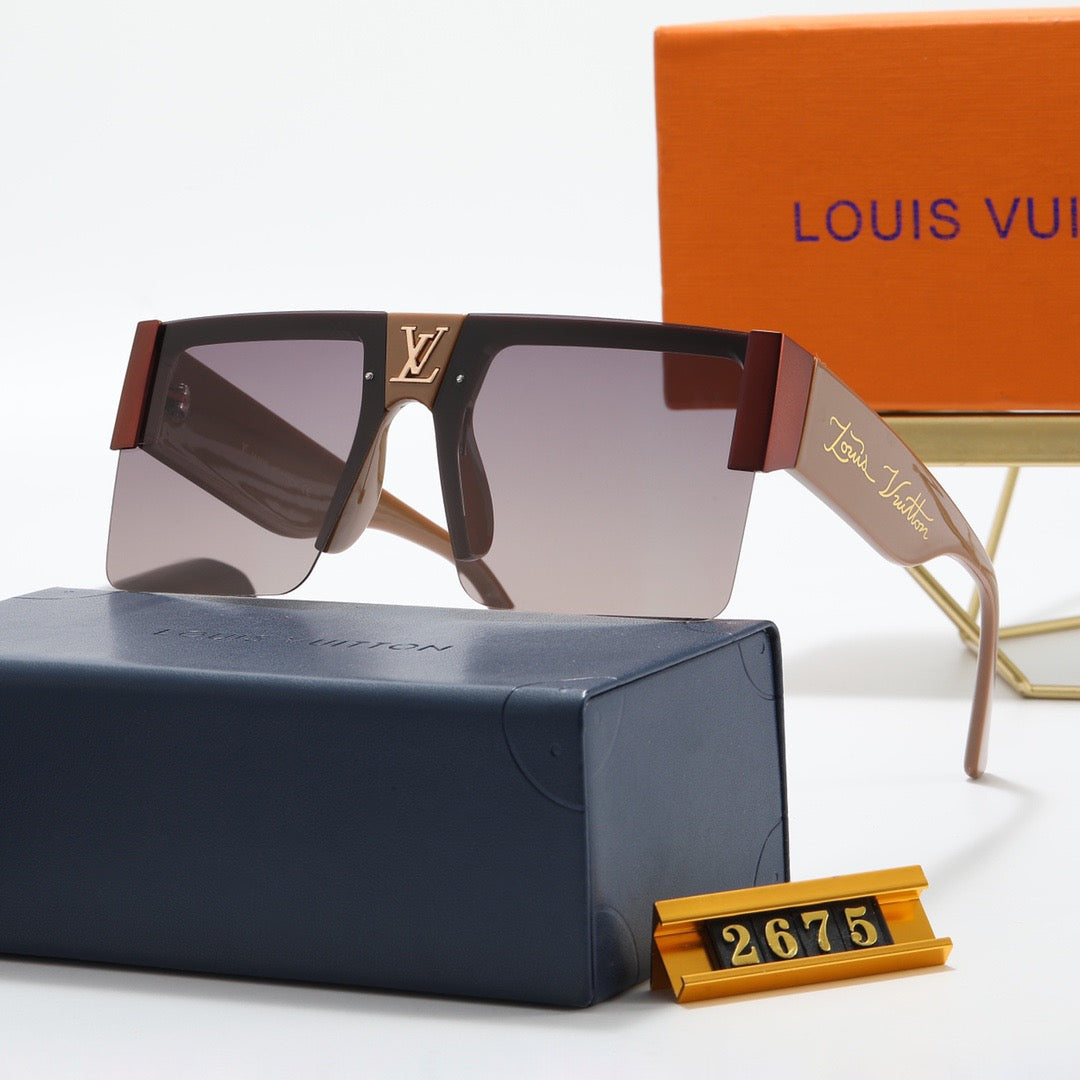 LV Louis Vuitton New Fashion Men and Women Popular Shades Eyeglasses Glasses Sunglasses