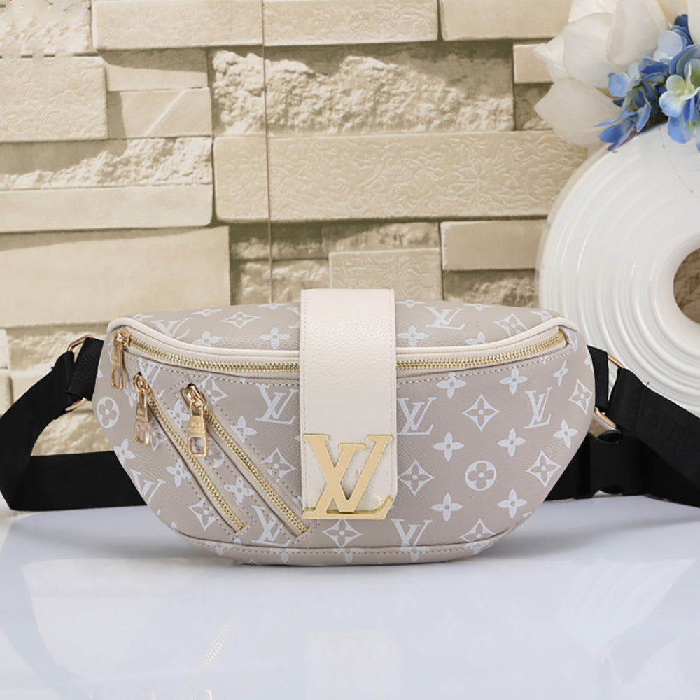 LV Louis vuitton new product letter-printed logo women's men's messenger bag waist bag shoul