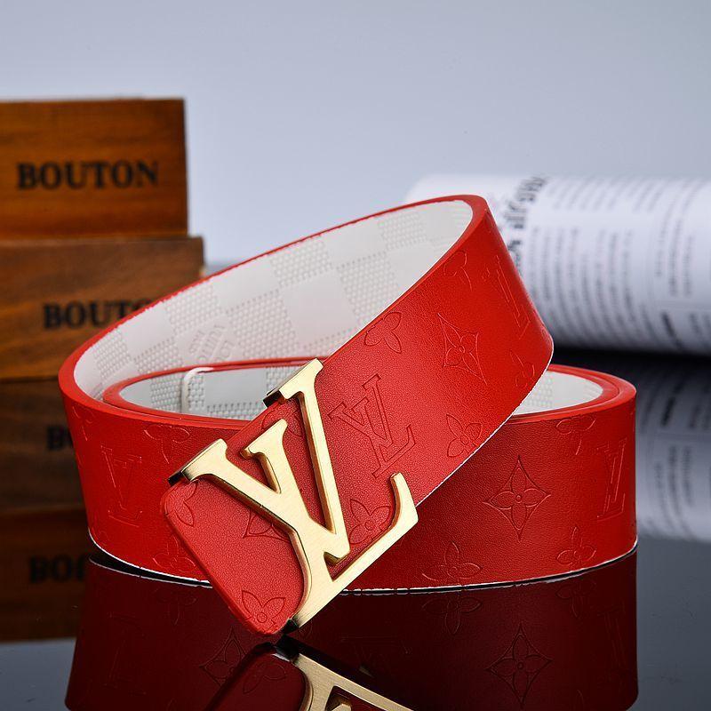 Louis Vuitton LV classic letter buckle belt men and women belts