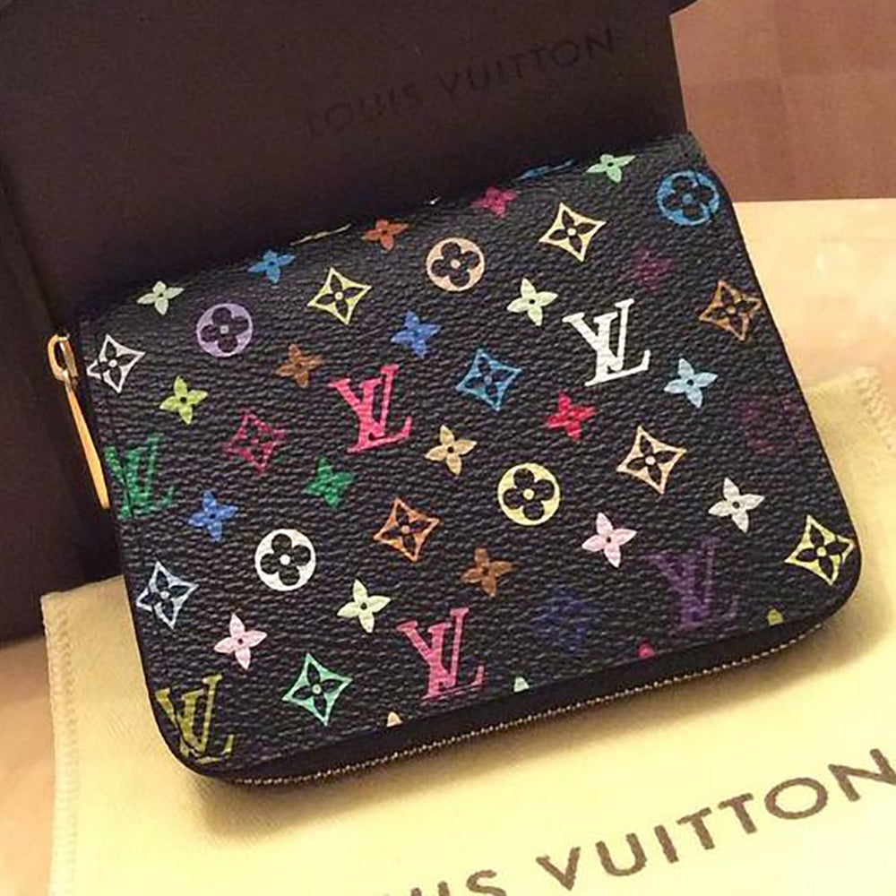 Louis Vuitton LV Classic Zipper Short Wallet Fashion Men Women W