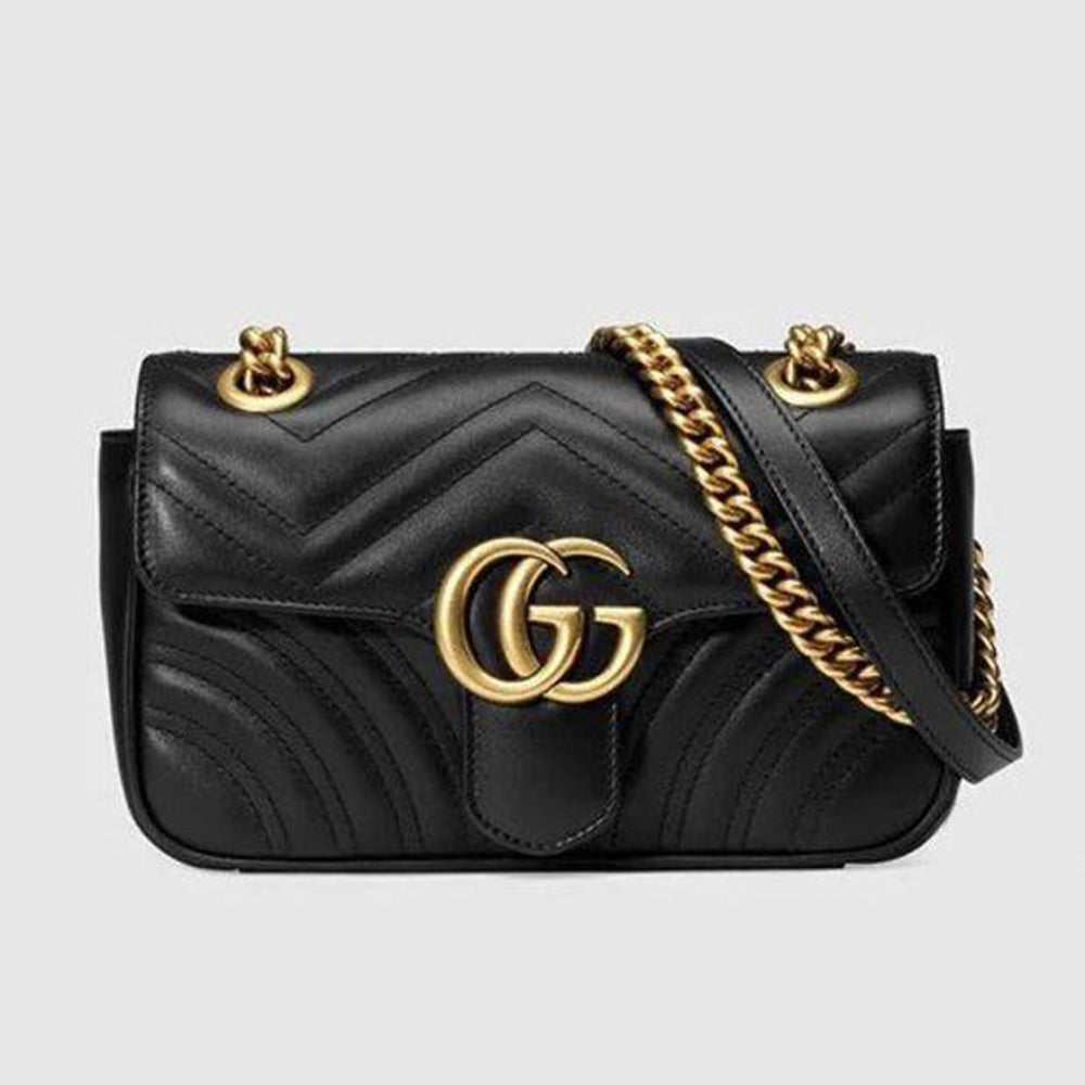 GG Classic Presbyopia Checkerboard Belt Letter Buckle Belt bag