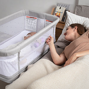 Besrey 5 in 1 Baby Bassinet Bedside Sleeper, Playpen with Bassinet & B