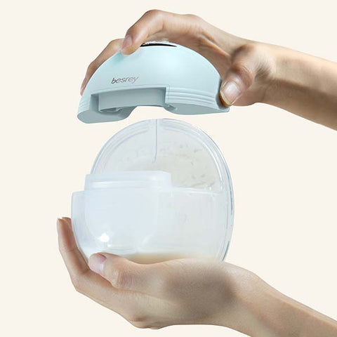 Pompe d'allaitement portable mains libres portable Besrey S21