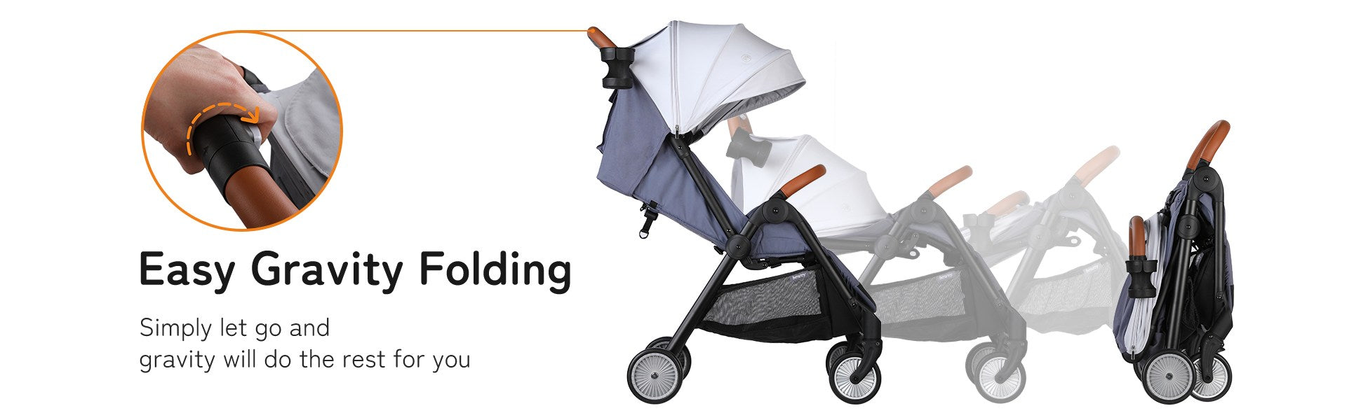 Saldos.tienda - Besrey Silla Paseo Bebe Ligera Compacta Cochecito Viaje  Avión 4,9 kg Carritos de Bebe Plegable 6-36 Meses PVP. 54€