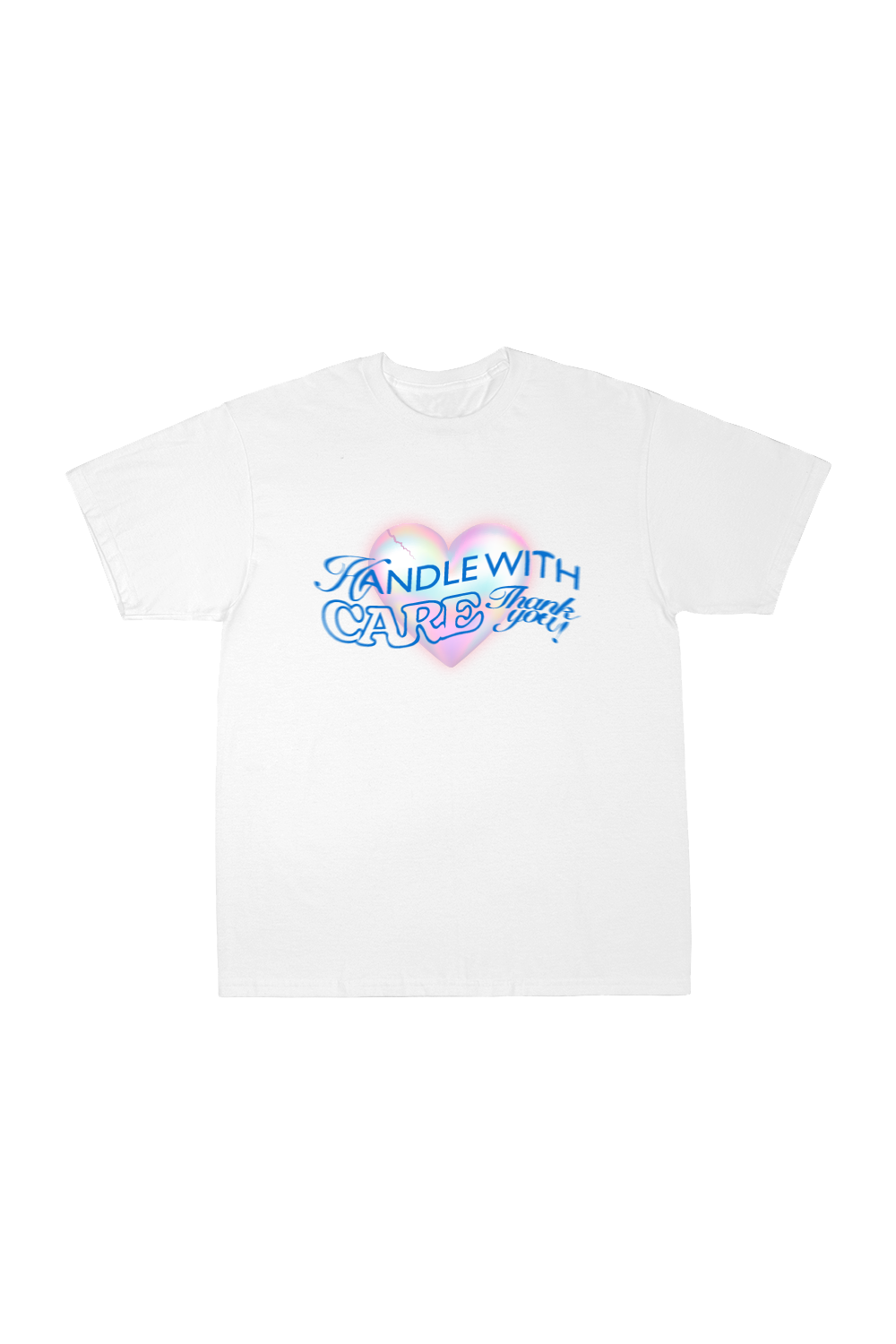 Handle With Care White Shirt