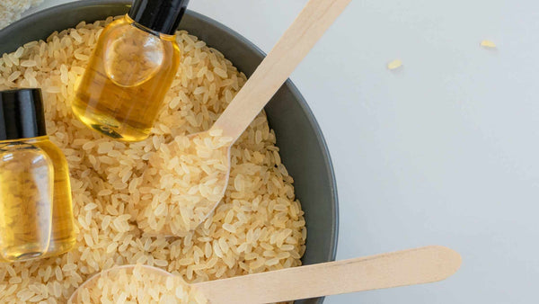 rice and essential oil