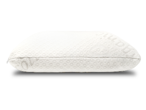 Sweet Zzz buckwheat pillow at 100% fill capacity