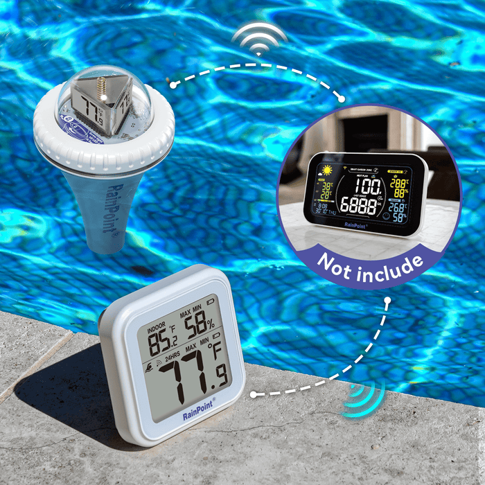 Modification d' Echo Dot (4e génération) pour l'extérieur et le  jardin - Poolthermometer Shop - Smarte Pooltechnik