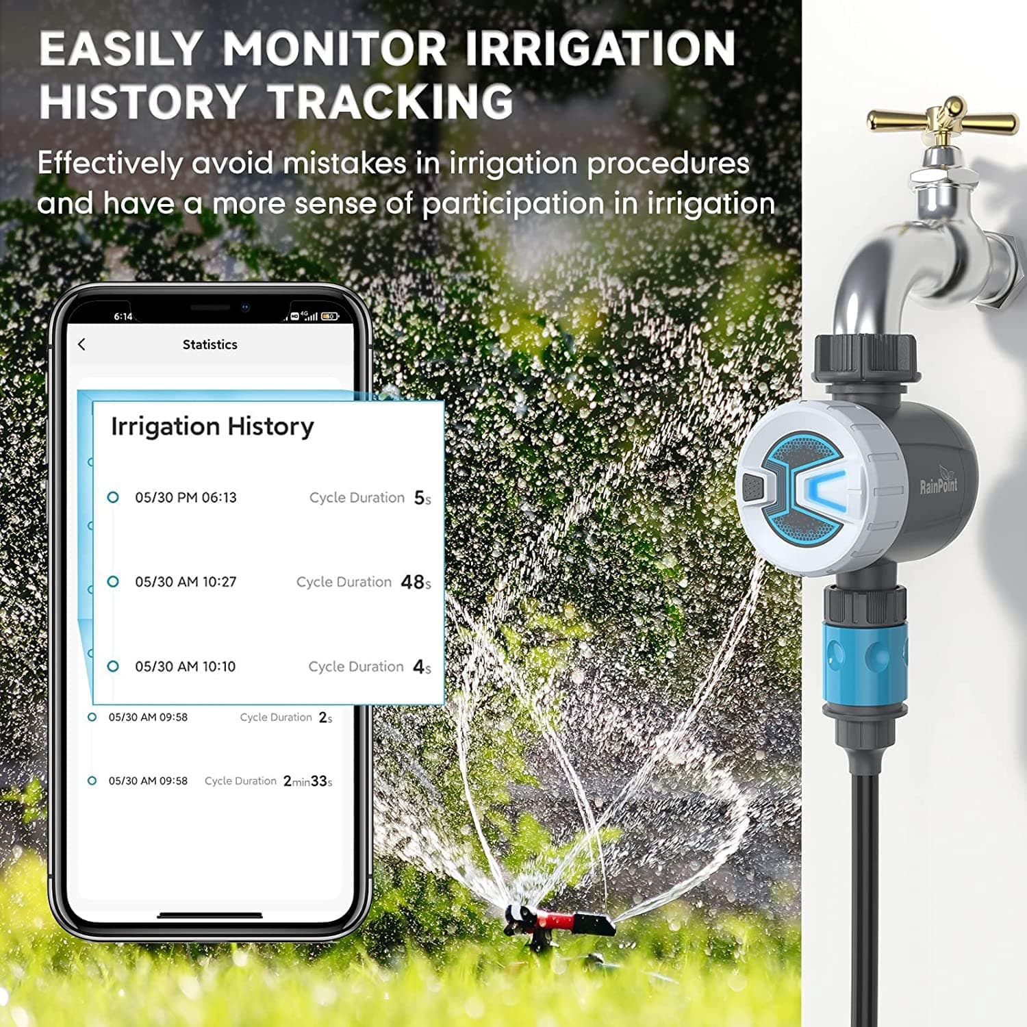 RainPoint Bluetooth Smart Sprinkler Timer – RainPoint Irrigation
