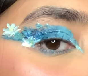  Creative Blue Fantasy Makeup Look