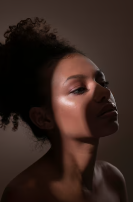 Portrait of beautiful black woman