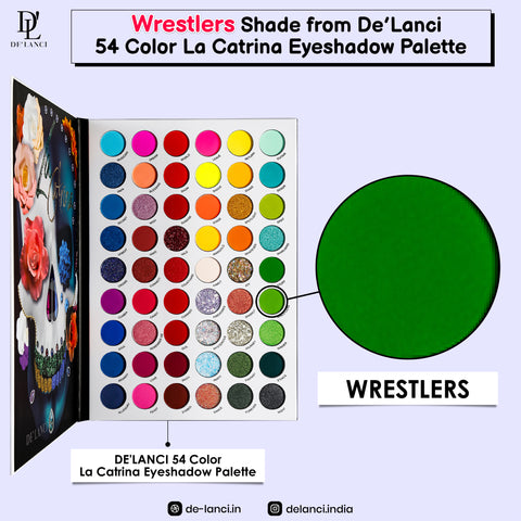 wrestler's green eyeshadow