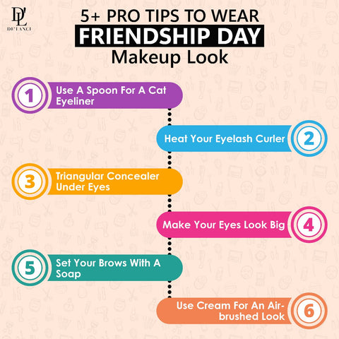 Pro tips for friendship day makeup looks