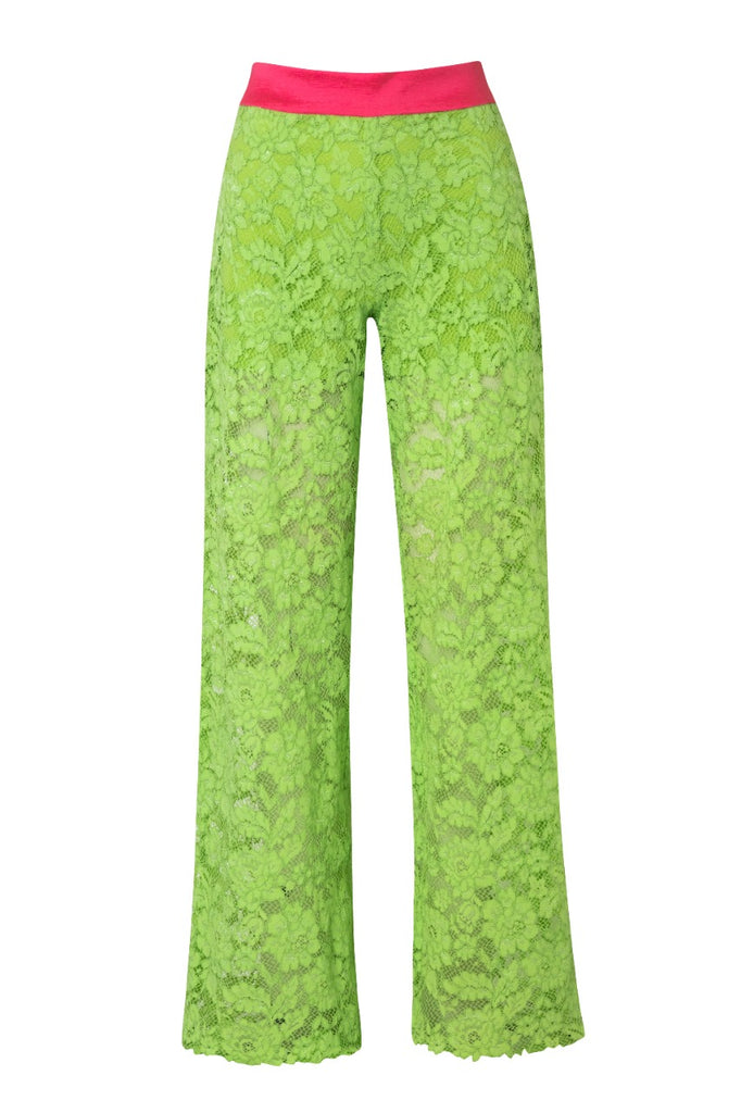 Dolce  Gabbana Flared Lace Trousers 618  farfetchcom  Lookastic