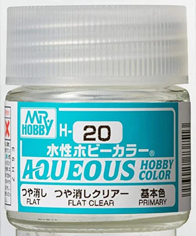 Mr Hobby Aqueous Color H28 Metallic Black 10ml Bottle