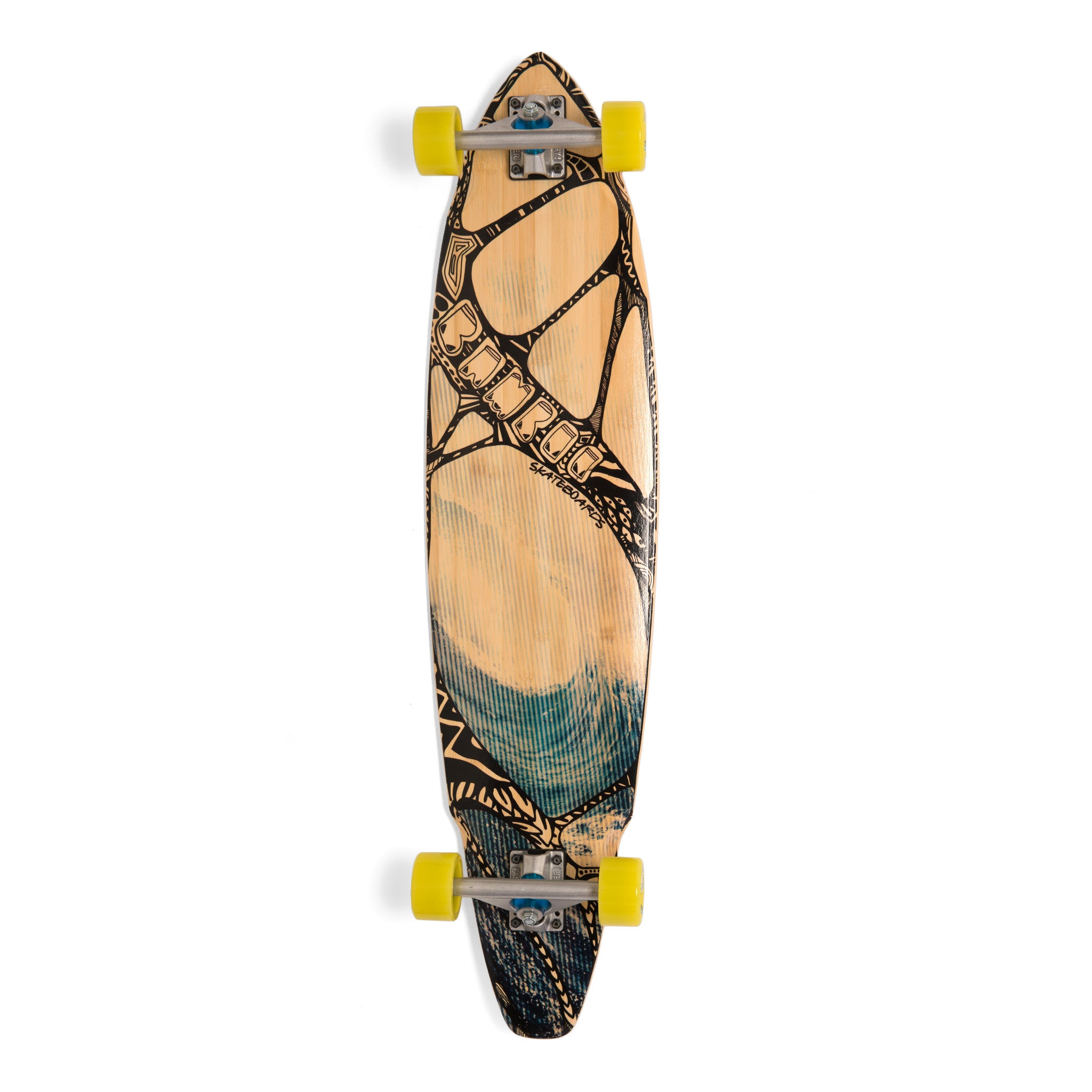 Indica toespraak Editie Bamboo Skateboards Tidal Rider Longboard Skateboard – Groundswell Supply