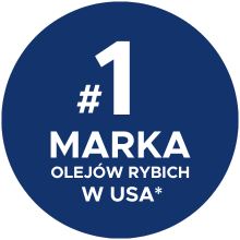 Marka nr 1 olejów rybich w USA