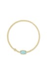  GRAYSON STRETCH BRACELET	GOLD LIGHT BLUE MAGNESITE
