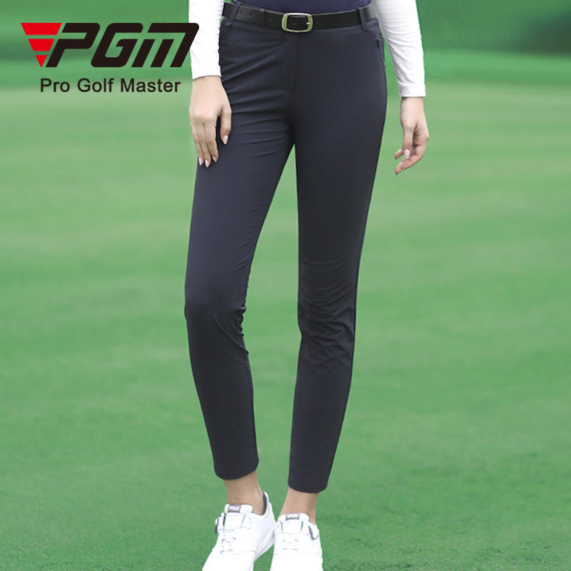 PGM KUZ092 funky golf pants ladies cropped spandex golf pants for wmen ...