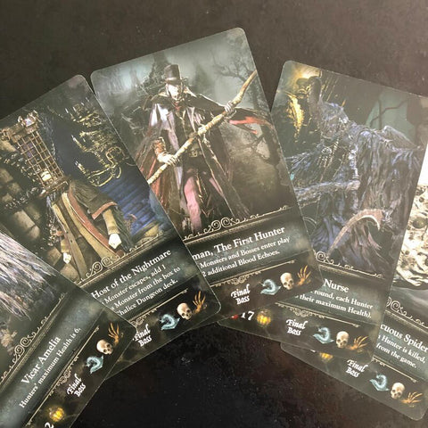 cards from Bloodborne the card game