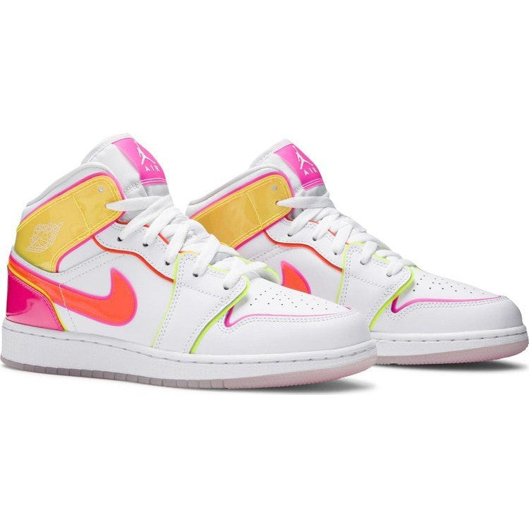 jordan mid edge glow white pink