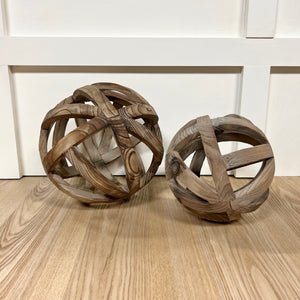 Jumbo Wooden Orbs - Prairie in Bloom