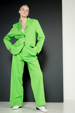 Veste et pantalon vert