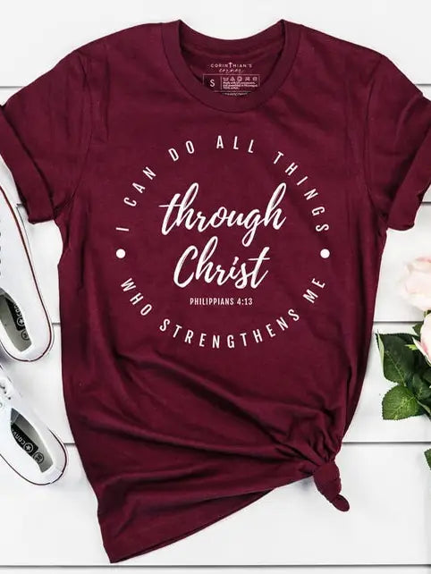 I Can Do All Things Through Christ Graphic Tee