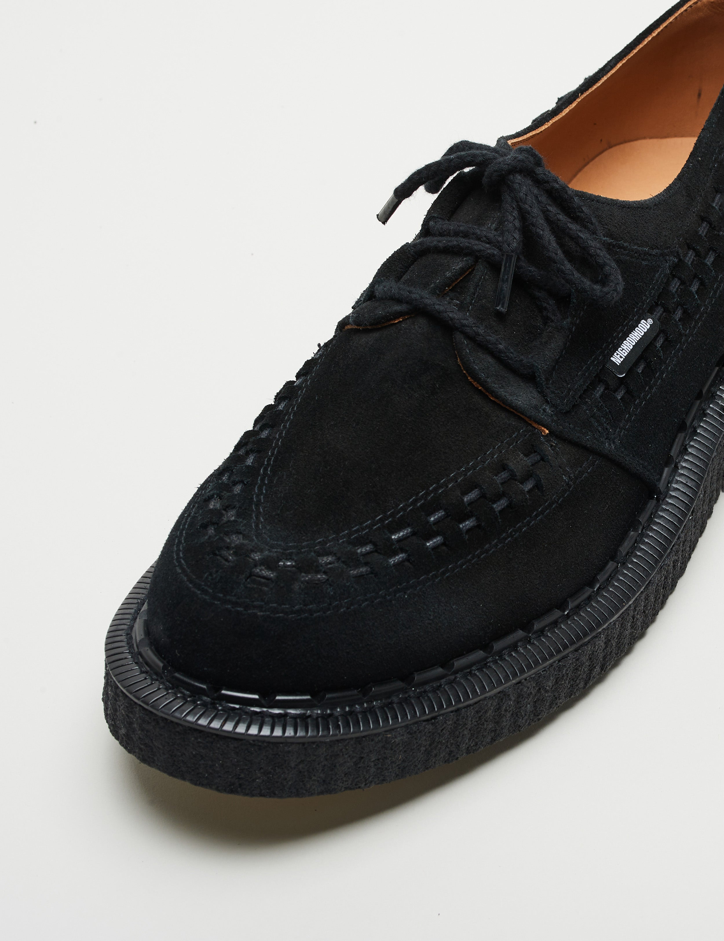 Neighborhood x George Cox Creeper Black Suede