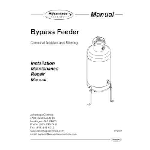 BF-02DX Advantage Controls 2 Gallon Dome Bottom Bypass Feeder