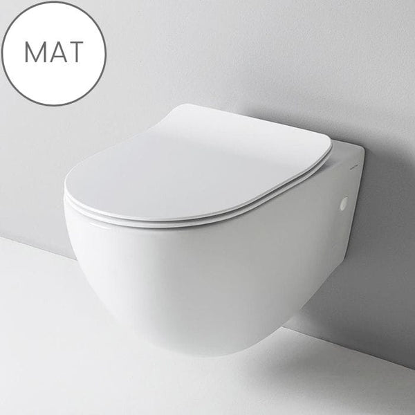 kleermaker zakdoek Korea Artceram hangend toilet rimless mat wit | Mastello