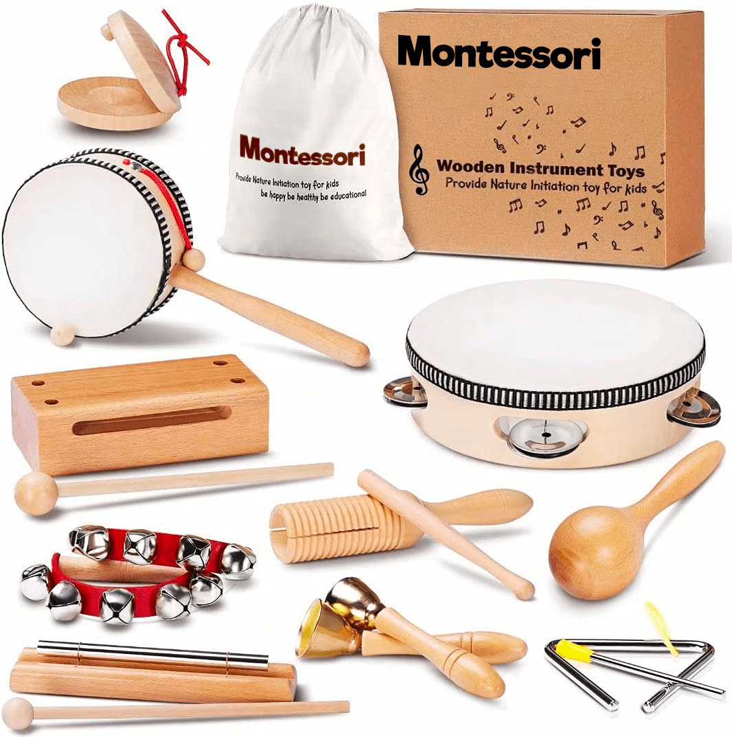 Moment Verbinding vloeistof Montessori muziekinstrumenten set – Project Montessori