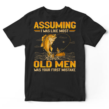 Fishing Old Man Problems T-Shirt GEB015