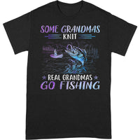 Thumbnail for Fishing Some Grandmas Knit T-Shirt PSH002