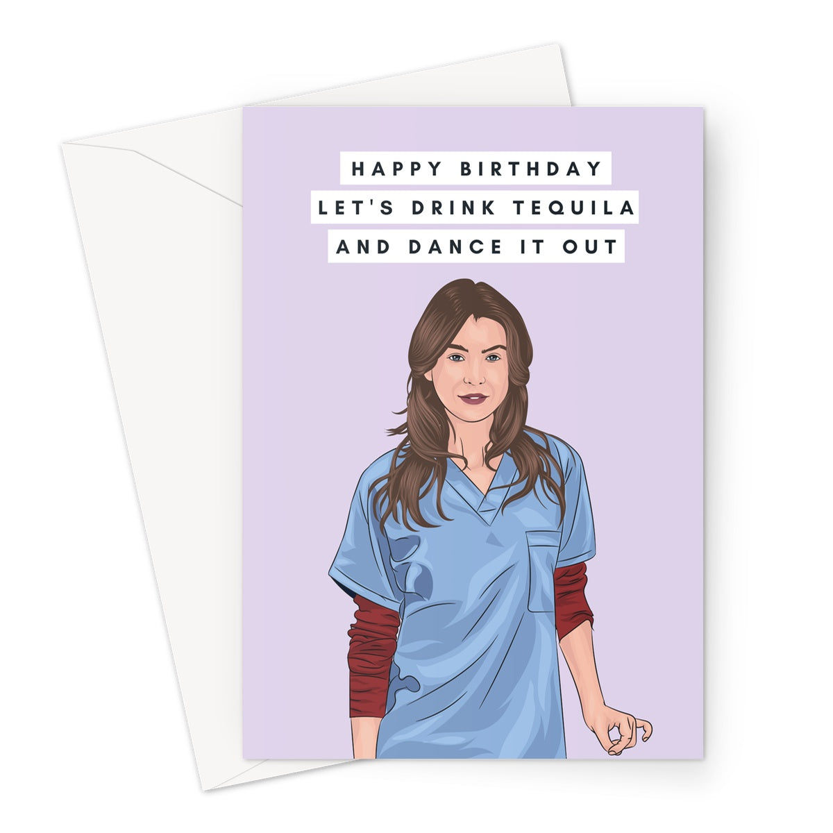 meredith birthday card the office