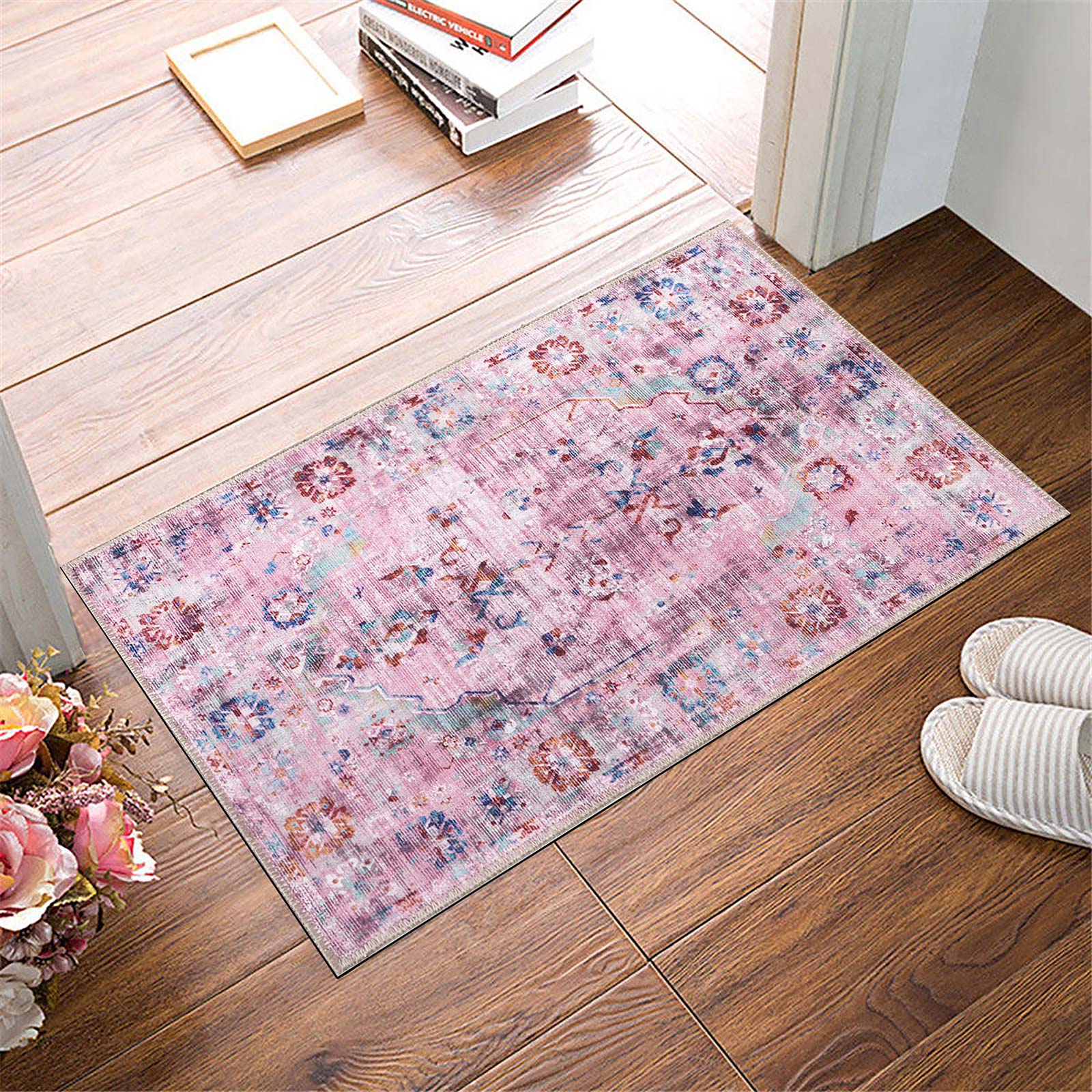 Dobrinka Bath Rug Red Barrel Studio Color: Purple, Size: 21 W x 34 L