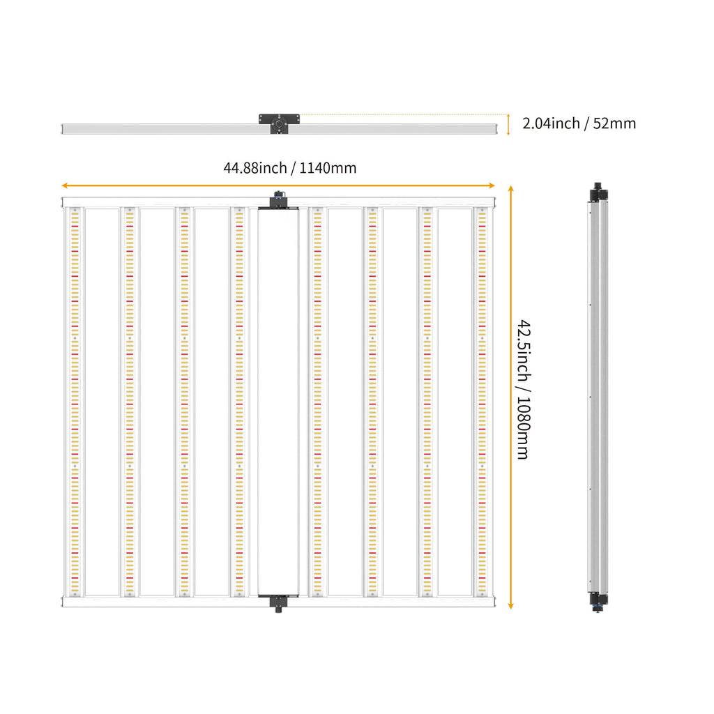 1000 watt led grow light dimension cultiuana