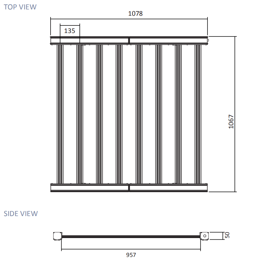 cultiuana wing 8 led grow light product dimensions