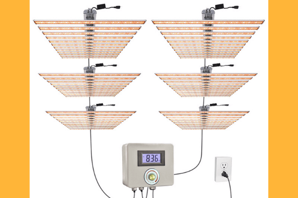 led grow lights daisy chain function