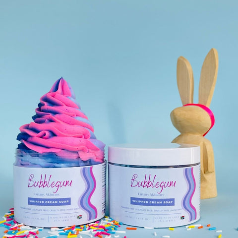 Bubblegum whipped cream soap