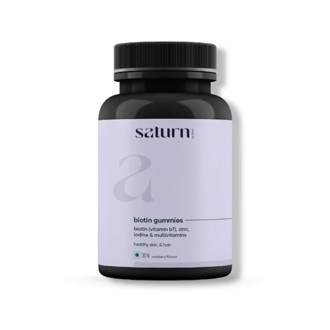 Saturn by GHC Biotin Gummies for Hair Growth in Women